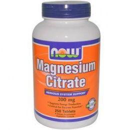 Magnesium Citrate 200 mg NOW