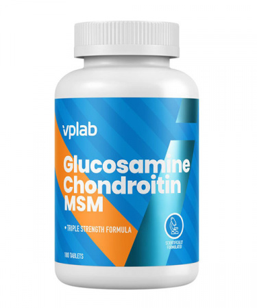 Glucosamine & Chondroitin & MSM VP Laboratory 180 таб.