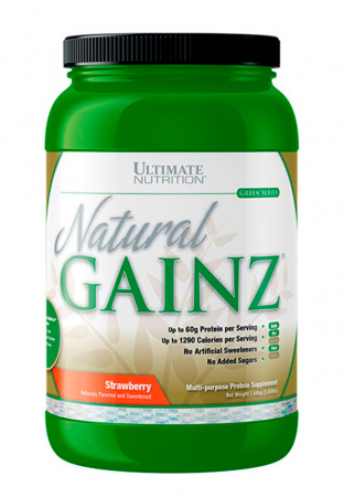 Natural Gainz Ultimate Nutrition 1660 г Клубника