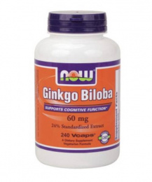 Ginkgo Biloba 60 mg. NOW