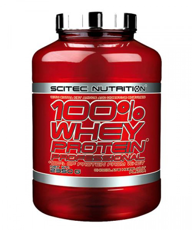 100% Whey Protein Professional Scitec Nutrition 2350 г - спортивное питание smart-food.shop
