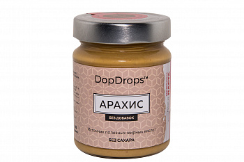Арахисовая Паста Суперкрем без Добавок Dopdrops