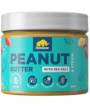 Арахисовая Паста Морская Соль и Стевия Prime Kraft