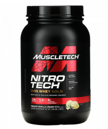 Nitro-tech Whey Gold Isolate Muscletech 907 г Французская ваниль