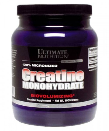 100% Micronized Creatine Monohydrate Ultimate Nutrition 1000 г