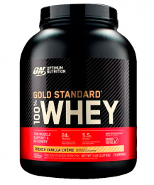 100% Whey Gold Standard Optimum Nutrition 2270 г Французский ванильный крем