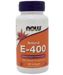Vitamin E-400 Mixed Tocopherols NOW 100 капс.