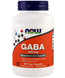 Gaba 500 mg With B-6 NOW 200 капс.