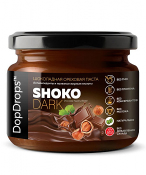 Паста Shoko Dark Hazelnut Butter Dopdrops