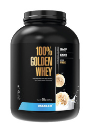 100% Golden Whey Maxler 2250 г Ванильное мороженое