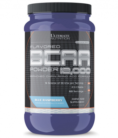 Bcaa Flavored 12.000 Ultimate Nutrition 457 г Голубая малина