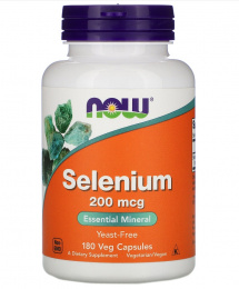 Selenium 200 mcg NOW 180 капс.