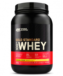 100% Whey Gold Standard Optimum Nutrition 909 г Банановый крем
