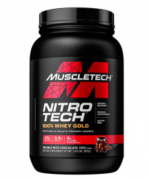 Nitro-tech Whey Gold Isolate Muscletech 907 г Двойной насыщенный шоколад