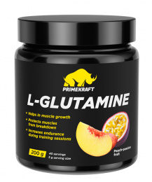 L-glutamine Prime Kraft 200 г Персик-маракуйя