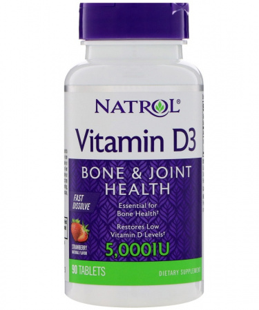 Vitamin D3 5'000 Fast Dissolve Natrol